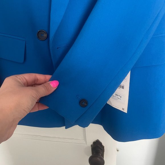 Zara Blue Blazer - NEW! - Picture 6 of 7